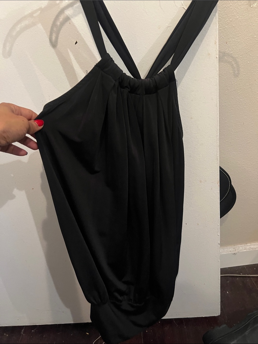 Rampage Black Backless top
